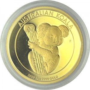 Gold Koala 1oz Gold High Relief 2020 Proof