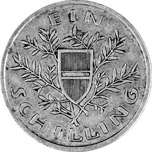 1 Austrian Shilling 3,81g Silver 1925-1932