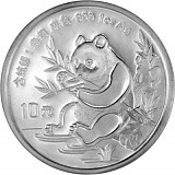 China Panda 1oz Silver - 1991