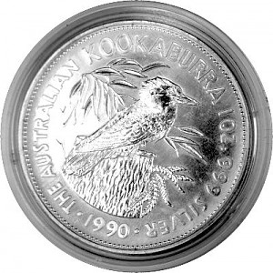 Kookaburra 1oz Silver - 1990 Kookaburra 1oz Silver - 1990