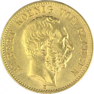 20 Mark King Albert of Saxony 7,16g Gold (1894, 1895)