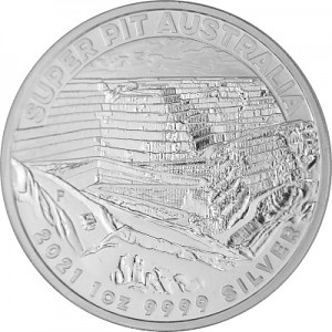 Australia Super Pit 1oz Silver - 2021 Australia Super Pit 1oz Silver - 2021