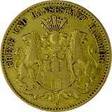 10 Mark Hamburg 3,58g Gold (1875 - 1888)