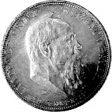 5 Mark Luitpold Prince Regent of Bavaria 25g silver - 1911