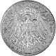 3 Mark German Empire Friedrich II Grand Duke of Baden 15g Silver (1908 - 1915)