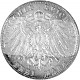 3 Mark German Empire Luitpold Prince Regent of Bavaria 15g Silver - 1911