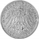 3 Mark German Empire Otto King of Bavaria 15g Silver (1908 - 1913)