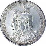 2 Mark German Empire 200th anniversary of the Kingdom of Prussia 10g Silver - 1901