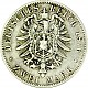 2 Mark German Empire Wilhelm German Emperor 10g Silver (1876 - 1884)