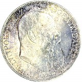 2 Mark German Empire Luitpold Prince Regent of Bavaria 10g Silver - 1911