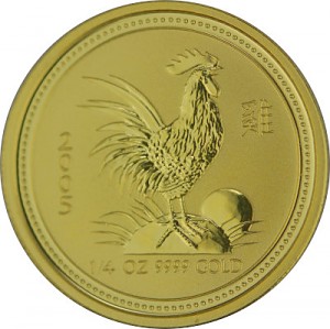 Lunar I Year of the Rooster 1/4oz Gold - 2005 Lunar I Year of the Rooster 1/4oz Gold - 2005