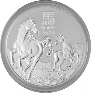 Lunar III Year of the Horse 1oz Silver - 2026 (Standard Taxation)