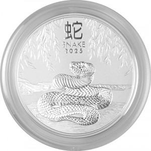 Lunar III Year of the Snake 1oz Silver - 2025 (Standard taxation)