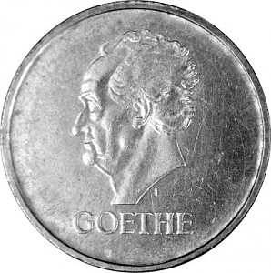 3 Reichsmark Weimar Republic Johann W. von Goethe 7,5g silver - 1932