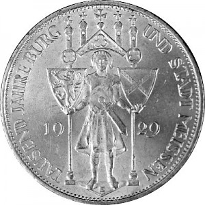 3 Reichsmark Weimar Republic Meissen 7,5g silver - 1929