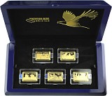 5 Dollar Fiji Premium Size Gold Bar - Eagle Collection 5x1g - 2016