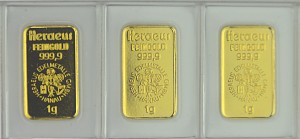 Gold Bar 1g - Argor Heraeus