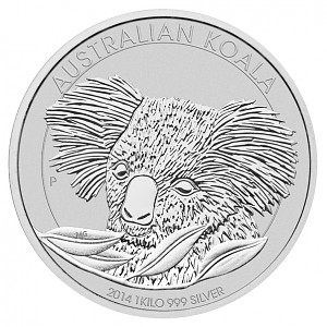 Koala 1kg Silver - 2014