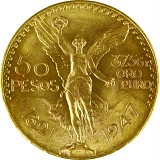50 Mexican Pesos 37,46g Gold