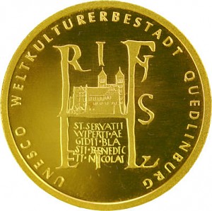 100 Euro 1/2oz Gold - 2003 Quedlinburg