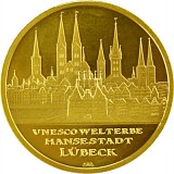 100 Euro 1/2oz Gold - 2007 Lübeck