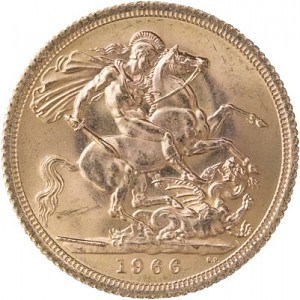 1 Pound Sovereign Elisabeth II Pre-Decimal 7,32g Gold