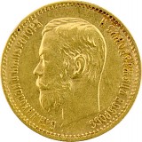 5 Rouble Nikolaus II 3,87g Gold