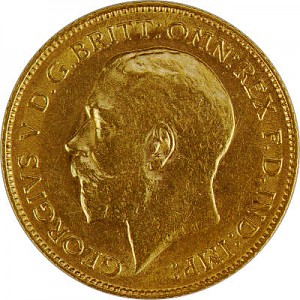 1/2 Pound Sovereign George V 3,66g Gold