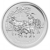Lunar II Year of the Goat 2oz Silver - 2015