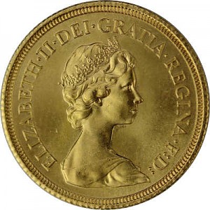 1 Pound Sovereign Elisabeth II Decimal 7,32g Gold