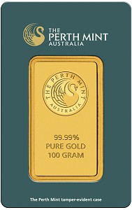 Gold Bar 100g - Perth Mint