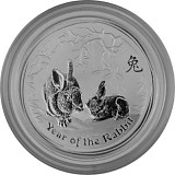 Lunar II Year of the Rabbit 1/2oz Silver - 2011
