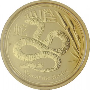 Lunar II Year of the Snake 1oz Gold - 2013