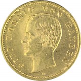 20 Mark German Empire Otto von Bayern 7,16g Gold (1895 - 1913)