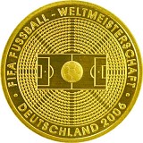 100 Euro 1/2oz Gold - 2005 Fifa Football Worldcup