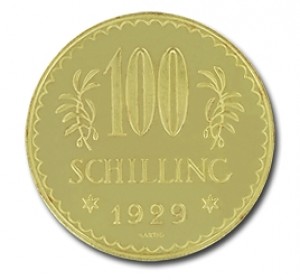 100 Austrian Schilling 21,17g Gold