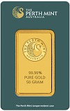 Gold Bar 50g - Perth Mint