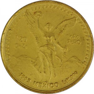 Mexican Libertad 1/20oz Gold - 1992