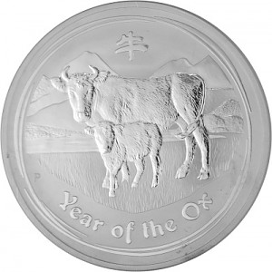 Lunar II Year of the Ox 10oz Silver - 2009