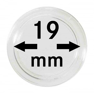 Coin Capsules 19mm, 1 Piece