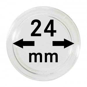 Coin Capsules 24mm, 1 Piece