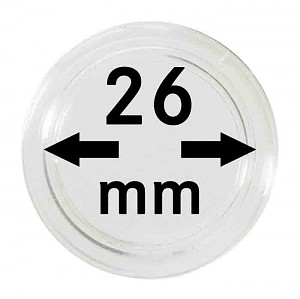 Coin Capsules 26mm, 1 Piece