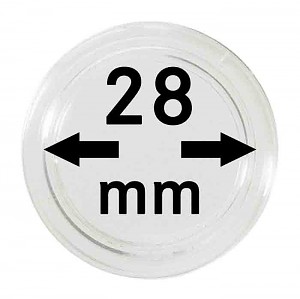 Coin Capsules 28mm, 1 Piece