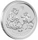 Lunar II Year of the Monkey 2oz Silver - 2016
